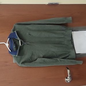 Nautica sweater shirt long sleeves 1/3 zipper M